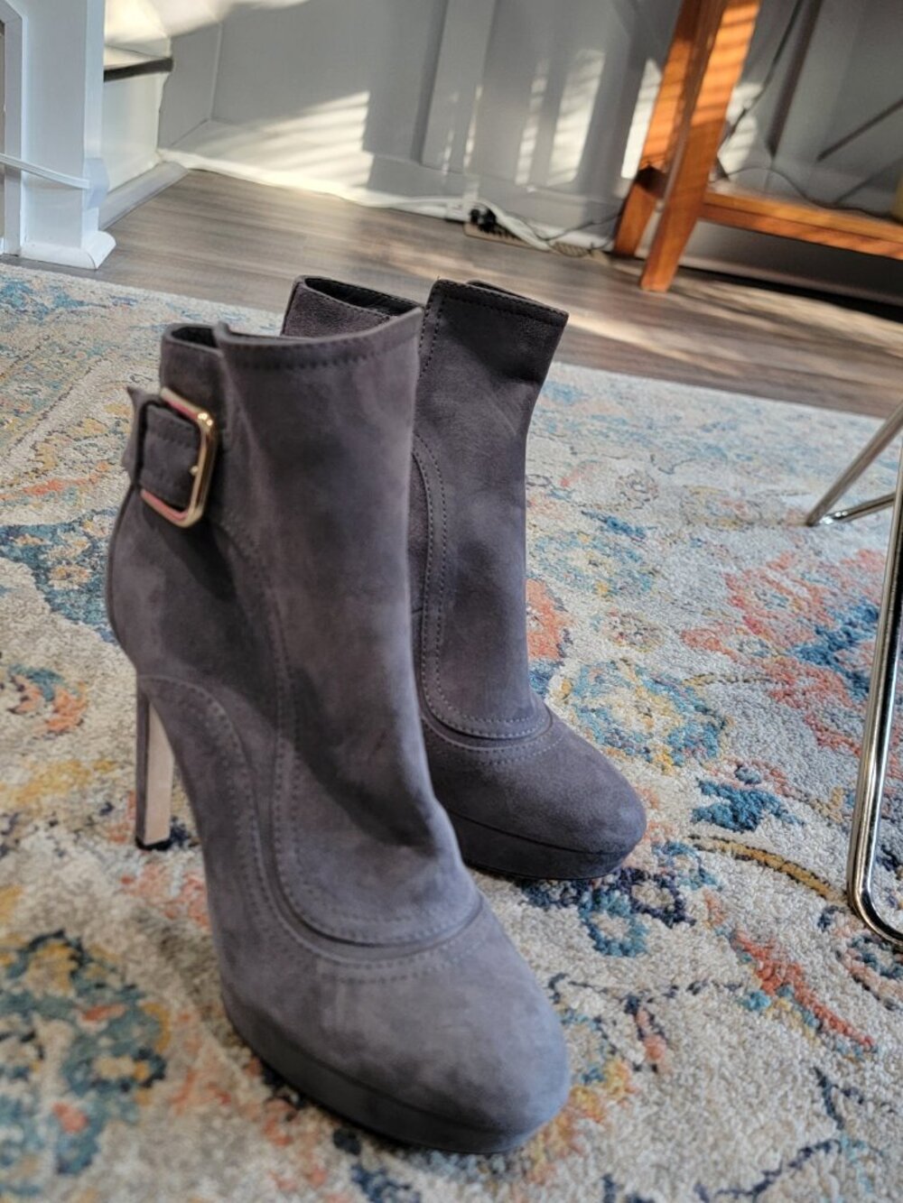 JIMMY CHOO  britney 115 suede ankle boot - Picture 4 of 4